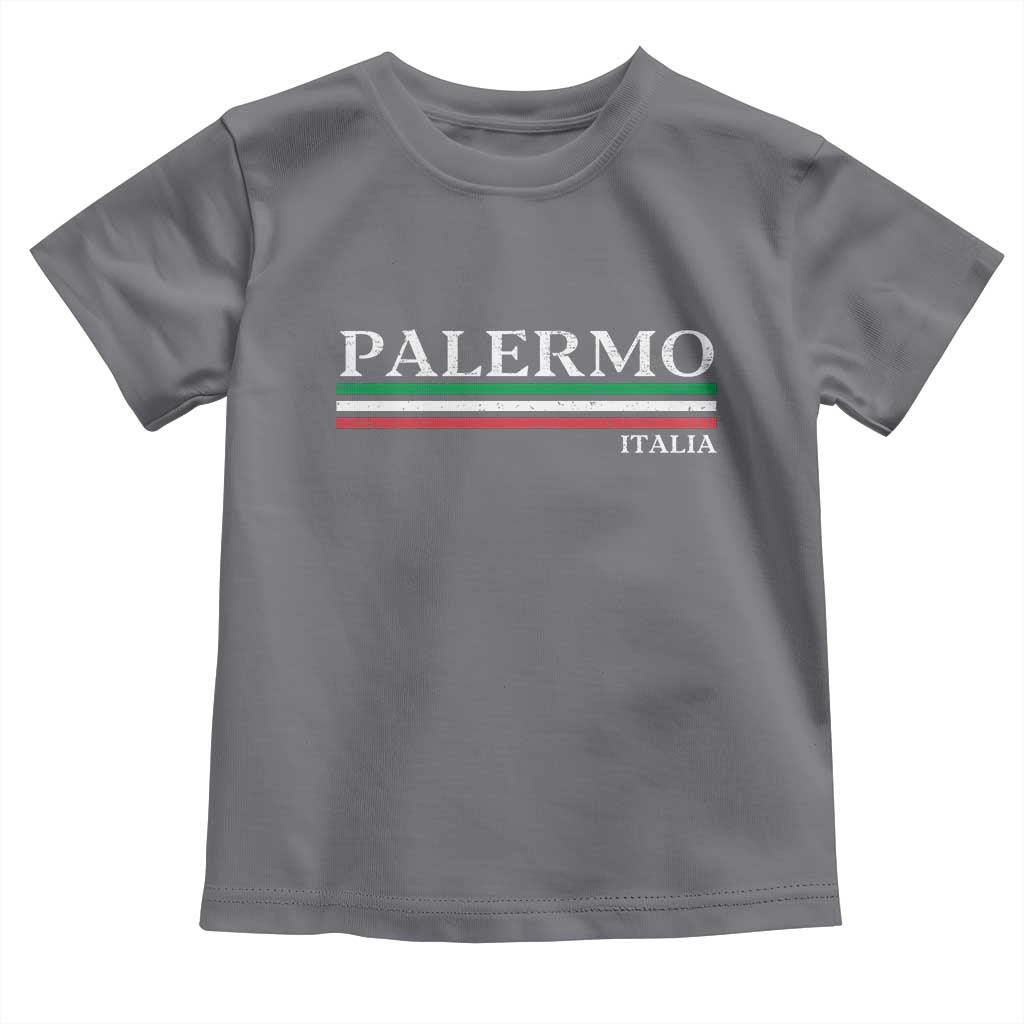 Palermo Sicily Italian Flag Souvenirs Sicilia Italia Toddler T Shirt - Wonder Print Shop