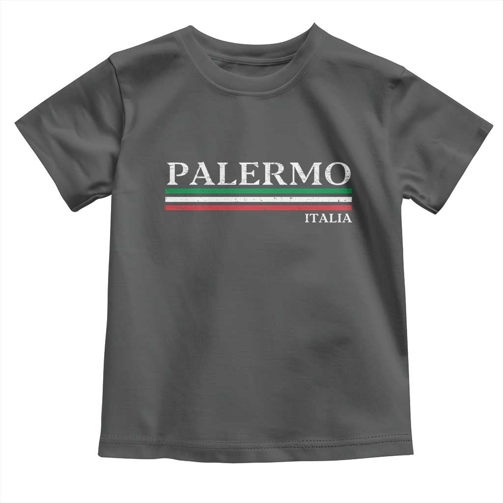 Palermo Sicily Italian Flag Souvenirs Sicilia Italia Toddler T Shirt - Wonder Print Shop