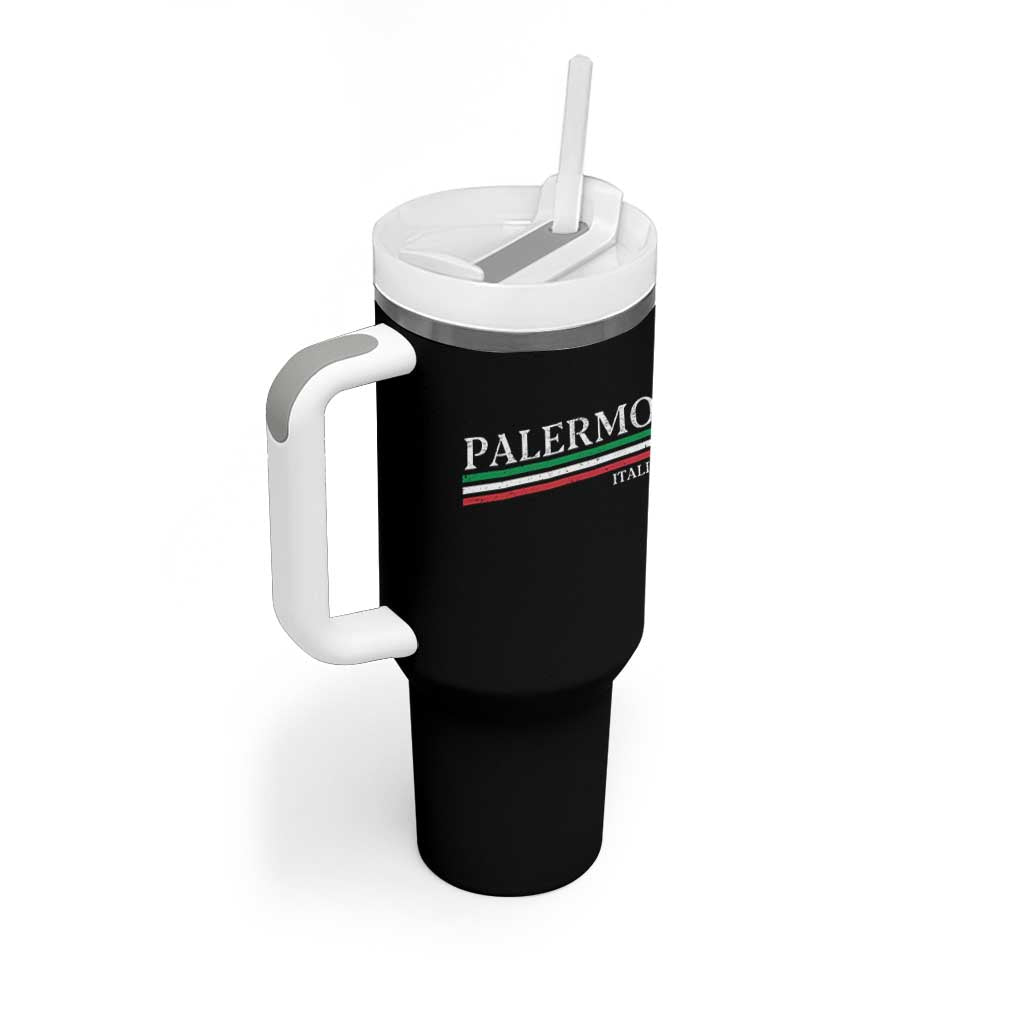 Palermo Sicily Italian Flag Souvenirs Sicilia Italia Tumbler With Handle - Wonder Print Shop