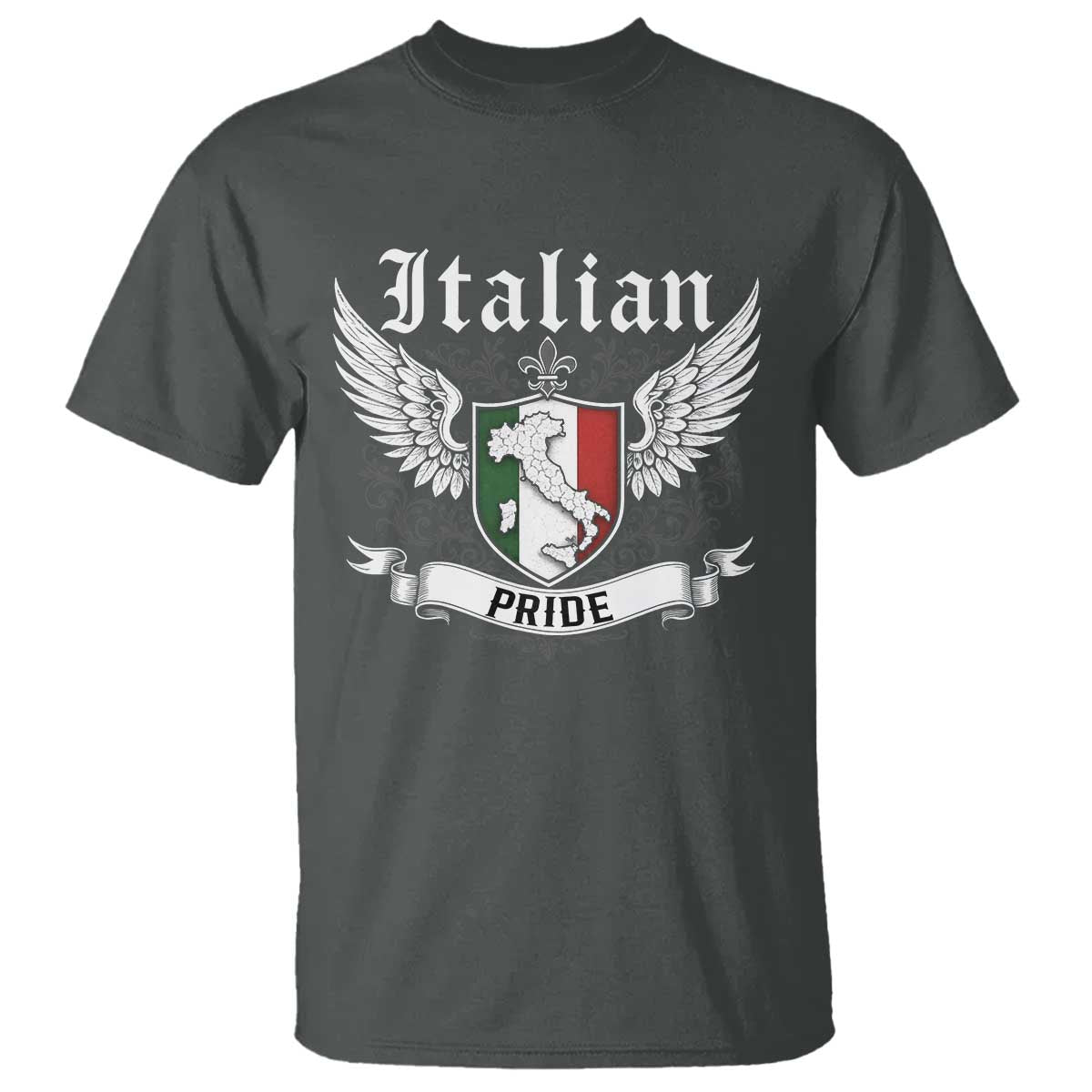 Italian Pride T Shirt Vintage Patriotic Italy Map - Wonder Print Shop