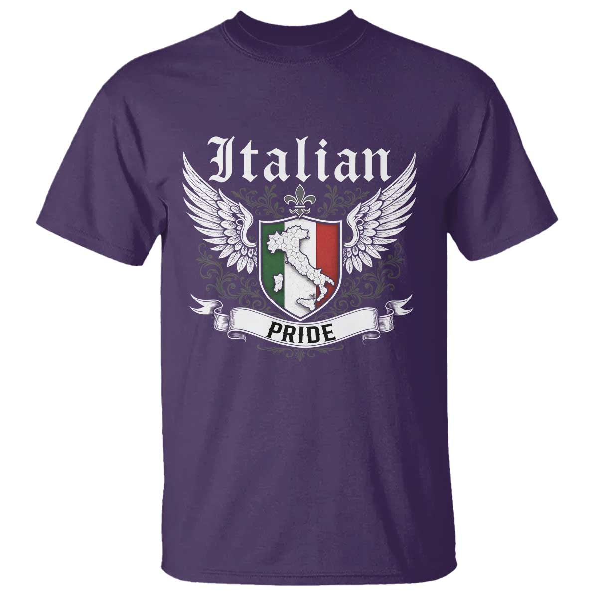 Italian Pride T Shirt Vintage Patriotic Italy Map - Wonder Print Shop