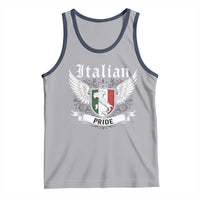 Italian Pride Tank Top Vintage Patriotic Italy Map - Wonder Print Shop