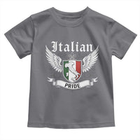 Italian Pride Toddler T Shirt Vintage Patriotic Italy Map - Wonder Print Shop