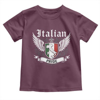 Italian Pride Toddler T Shirt Vintage Patriotic Italy Map - Wonder Print Shop