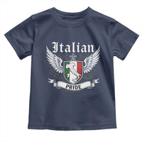 Italian Pride Toddler T Shirt Vintage Patriotic Italy Map - Wonder Print Shop