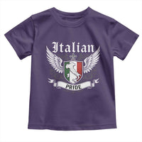 Italian Pride Toddler T Shirt Vintage Patriotic Italy Map - Wonder Print Shop