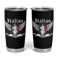 Italian Pride Tumbler Cup Vintage Patriotic Italy Map - Wonder Print Shop