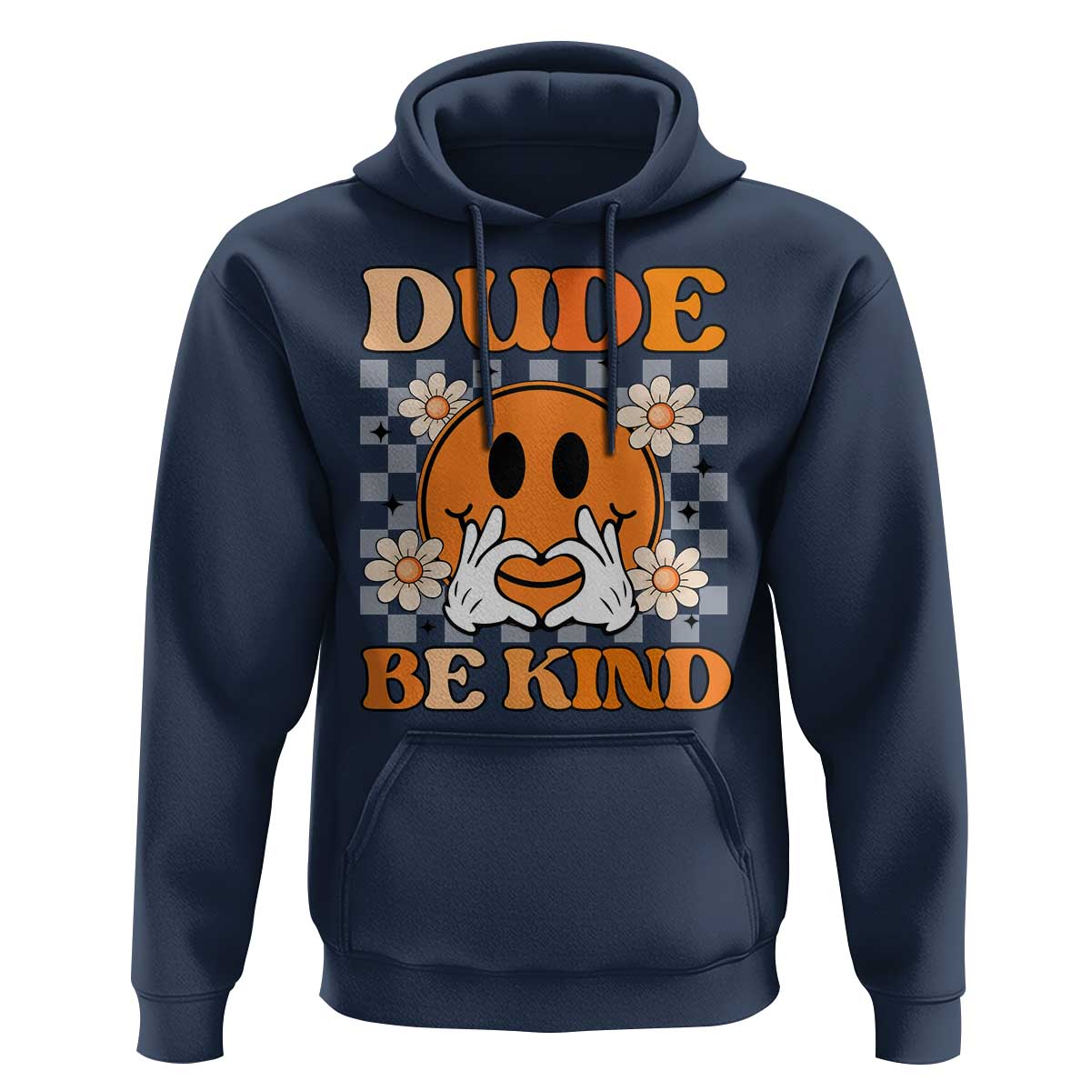 Anti Bullying Awareness Hoodie Dude Be Kind Unity Day Heart Daisy Flower