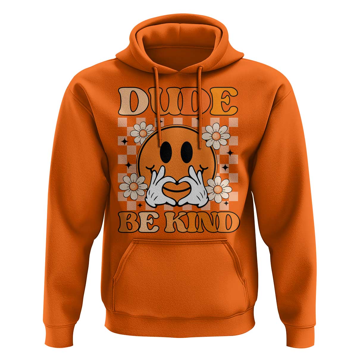 Anti Bullying Awareness Hoodie Dude Be Kind Unity Day Heart Daisy Flower