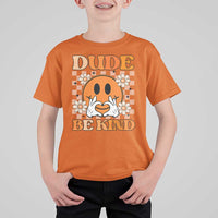 Anti Bullying Awareness T Shirt For Kid Dude Be Kind Unity Day Heart Daisy Flower - Wonder Print Shop