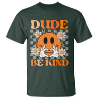 Anti Bullying Awareness T Shirt Dude Be Kind Unity Day Heart Daisy Flower - Wonder Print Shop