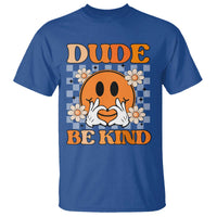 Anti Bullying Awareness T Shirt Dude Be Kind Unity Day Heart Daisy Flower - Wonder Print Shop