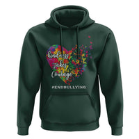 Unity Day Hoodie Kindness Takes Courage End Bullying Heart Butterfly