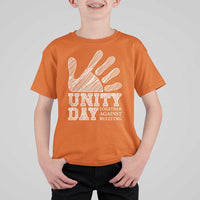 Anti Bullying Awareness T Shirt For Kid Unity Day Together Against Bullying Hand - Wonder Print Shop