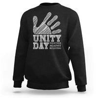Anti Bullying Awareness Sweatshirt Unity Day Together Against Bullying Hand - Wonder Print Shop