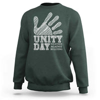 Anti Bullying Awareness Sweatshirt Unity Day Together Against Bullying Hand - Wonder Print Shop