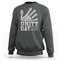 Anti Bullying Awareness Sweatshirt Unity Day Together Against Bullying Hand - Wonder Print Shop