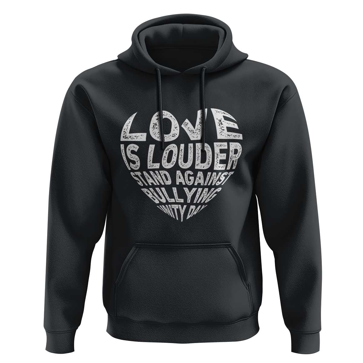 Anti Bullying Awareness Hoodie Love Is Louder Stand Against Bullying Unity Day Heart