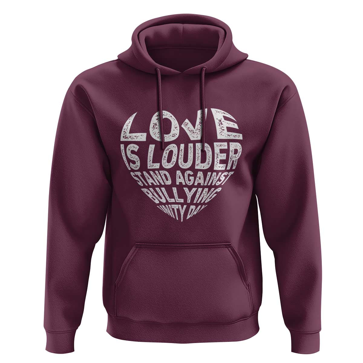 Anti Bullying Awareness Hoodie Love Is Louder Stand Against Bullying Unity Day Heart