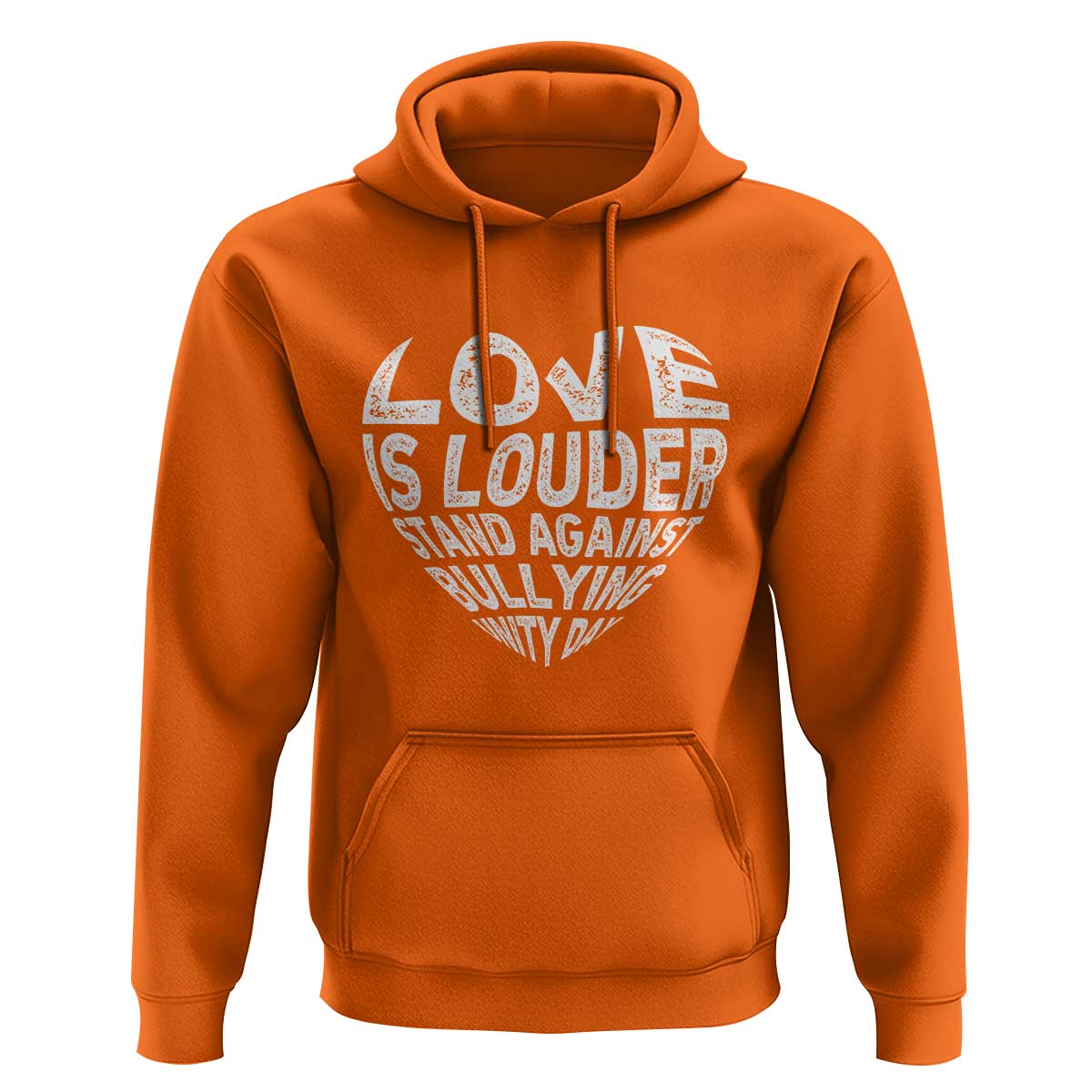 Anti Bullying Awareness Hoodie Love Is Louder Stand Against Bullying Unity Day Heart