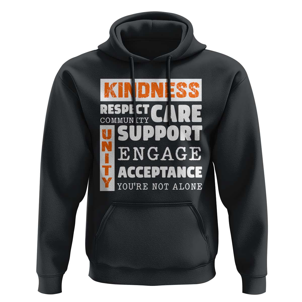 Anti Bullying Awareness Hoodie Kindness Respect Support Unity Day