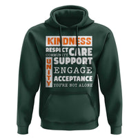 Anti Bullying Awareness Hoodie Kindness Respect Support Unity Day