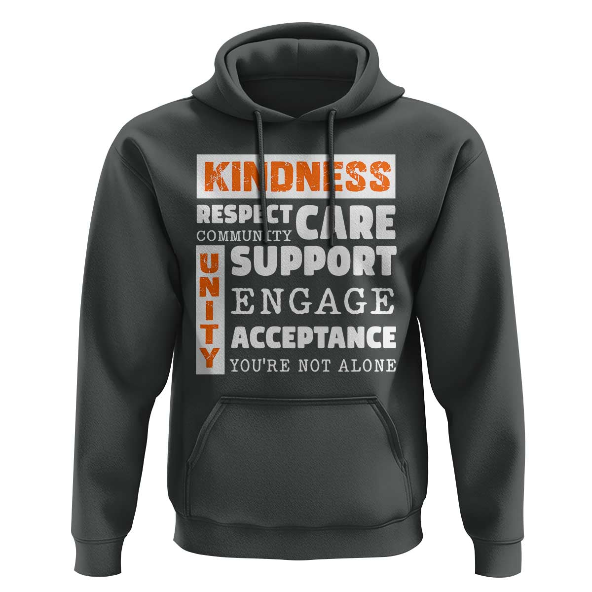 Anti Bullying Awareness Hoodie Kindness Respect Support Unity Day