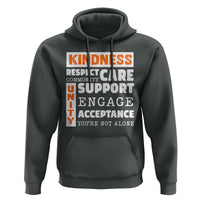 Anti Bullying Awareness Hoodie Kindness Respect Support Unity Day