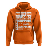 Anti Bullying Awareness Hoodie Kindness Respect Support Unity Day