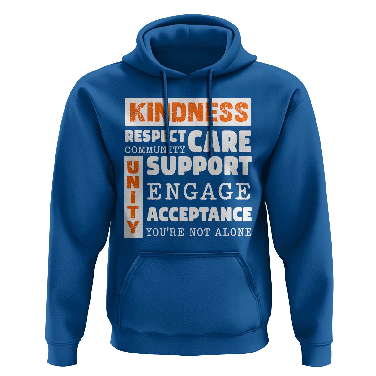 Anti Bullying Awareness Hoodie Kindness Respect Support Unity Day