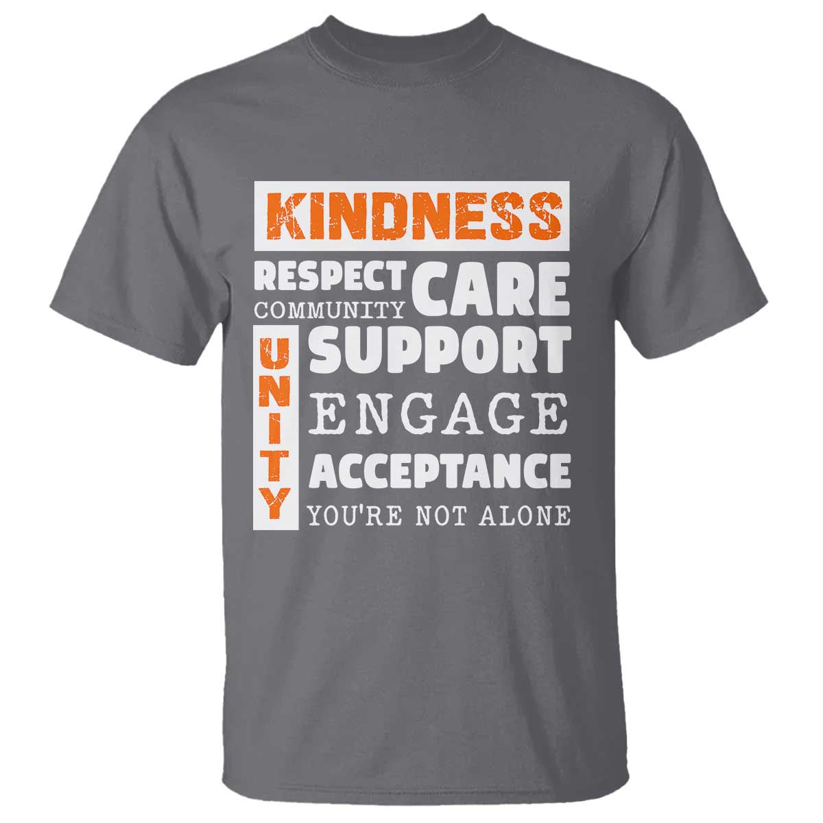 Anti Bullying Awareness T Shirt Kindness Respect Support Unity Day - Wonder Print Shop