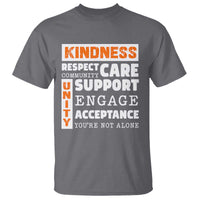 Anti Bullying Awareness T Shirt Kindness Respect Support Unity Day - Wonder Print Shop