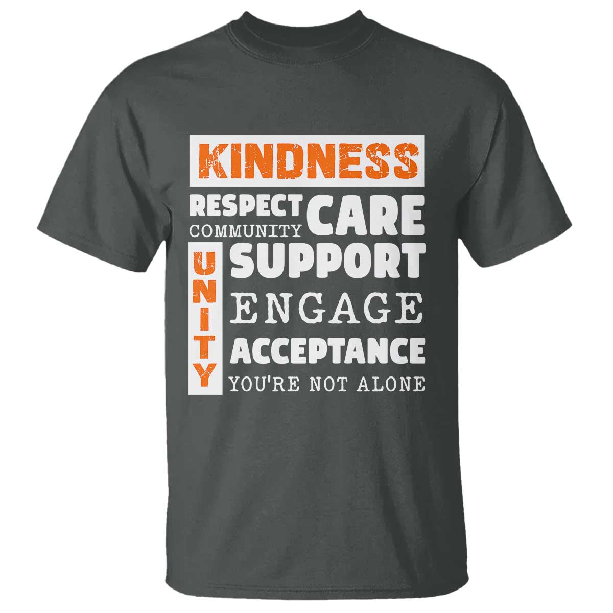 Anti Bullying Awareness T Shirt Kindness Respect Support Unity Day - Wonder Print Shop