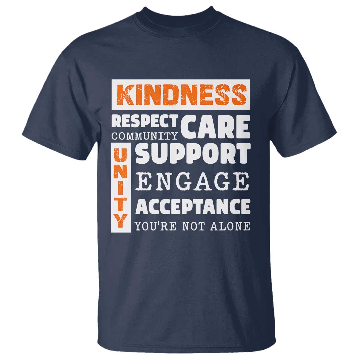 Anti Bullying Awareness T Shirt Kindness Respect Support Unity Day - Wonder Print Shop