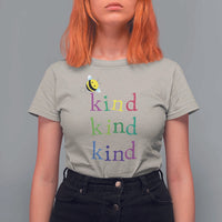 Unity Day T Shirt For Women Be Kind Bee Orange Day Shirt Anti Bullying - Wonder Print Shop