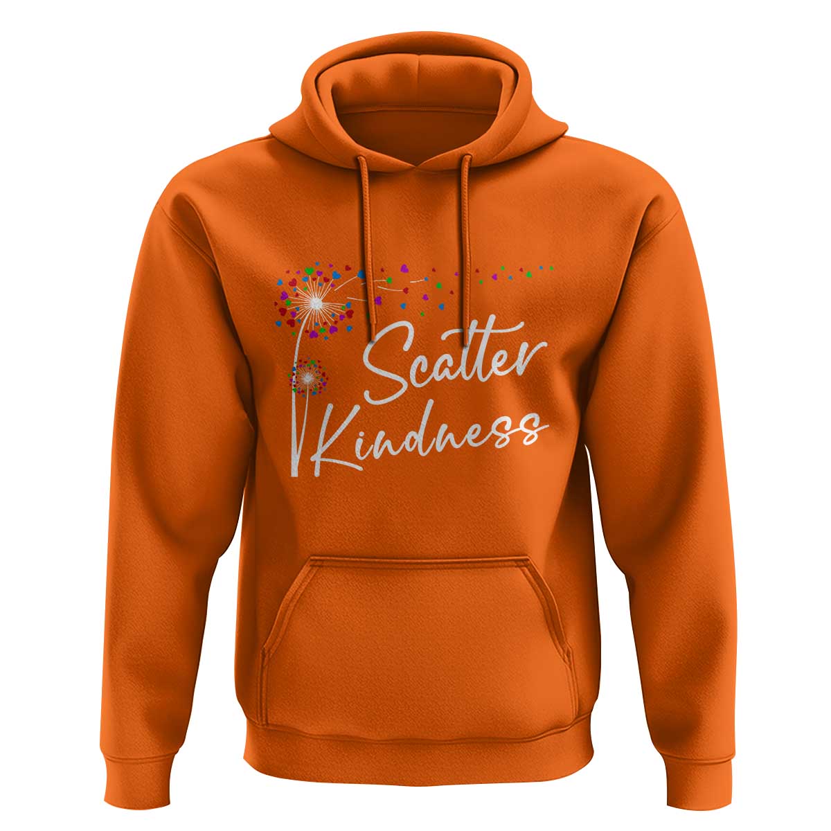 Unity Day Hoodie Scatter Kindness Dandelions Heart Anti Bullying