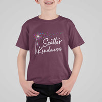 Unity Day T Shirt For Kid Scatter Kindness Dandelions Heart Anti Bullying - Wonder Print Shop