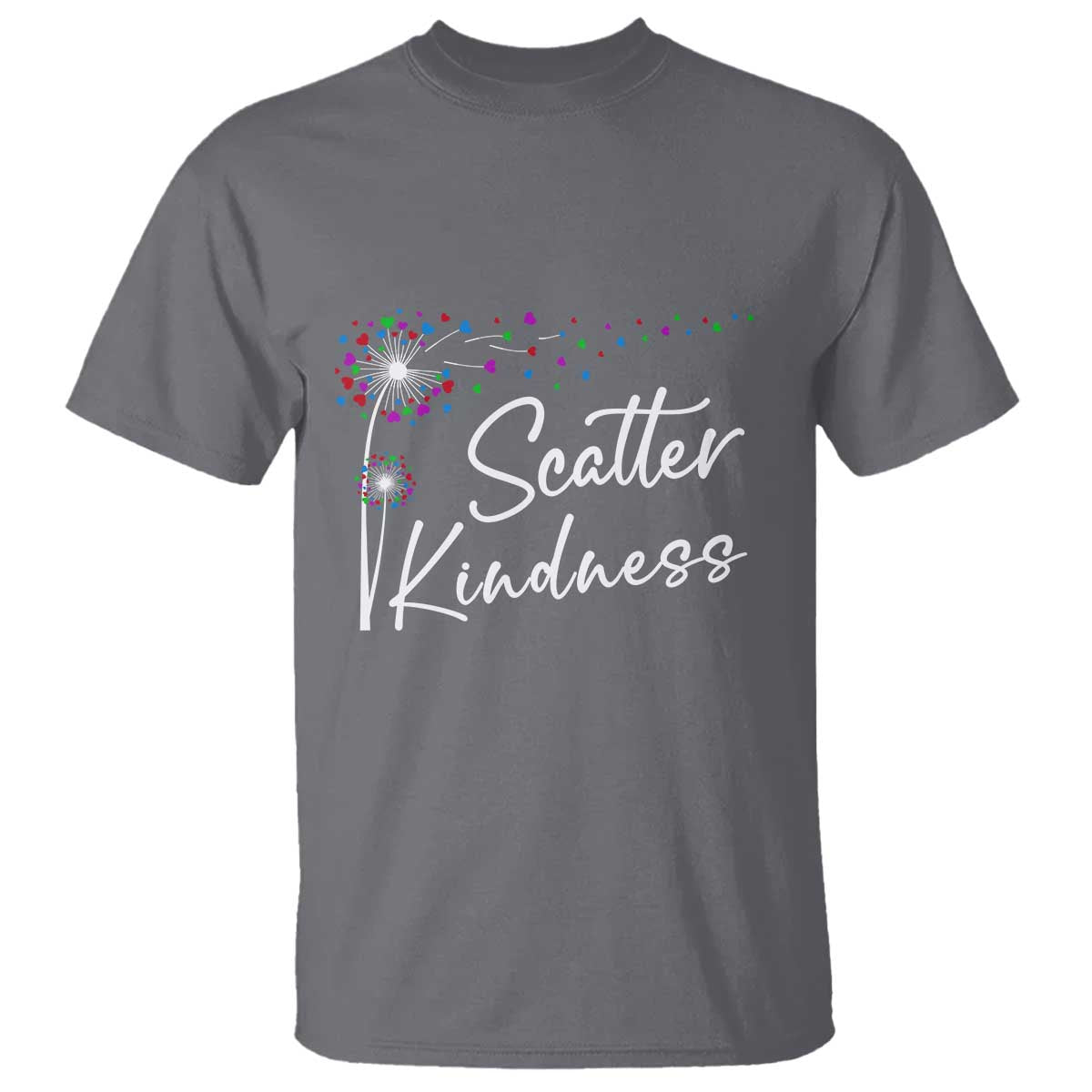 Unity Day T Shirt Scatter Kindness Dandelions Heart Anti Bullying - Wonder Print Shop