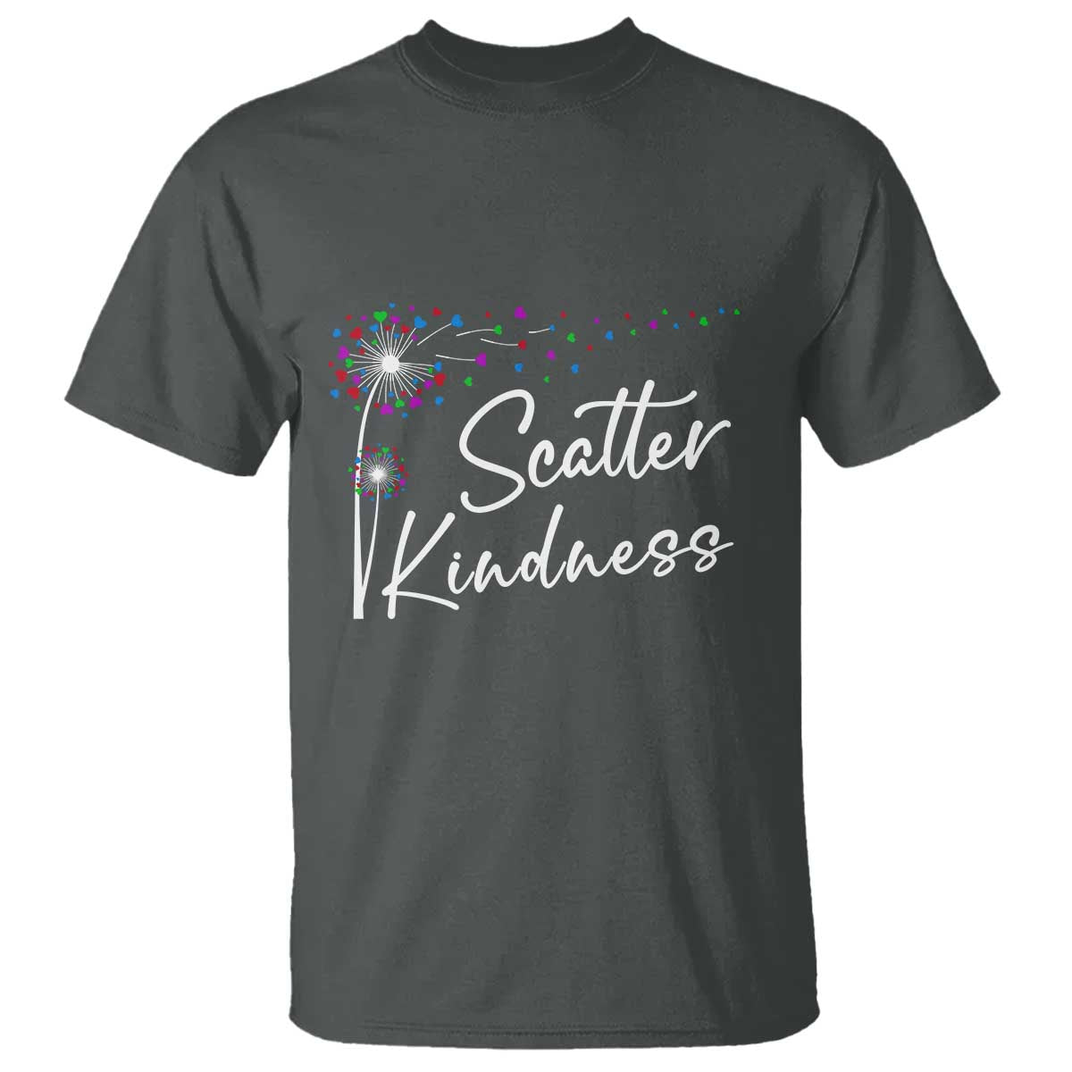 Unity Day T Shirt Scatter Kindness Dandelions Heart Anti Bullying - Wonder Print Shop