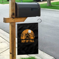 Funny Halloween Football Garden Flag Boy Of Fall American Football Player Zombie Pumpkin Bat - Wonder Print Shop
