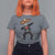 Day Of The Dead T Shirt For Women Dabbing Sugar Skull Skeleton Mariachi - Wonder Print Shop