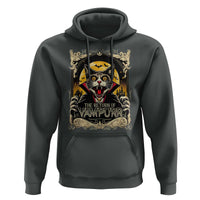 Funny Halloween Cat Hoodie The Return Of Vampurr Scary Vampire Moon Bat