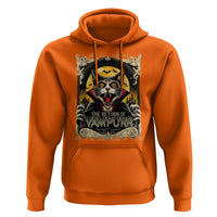 Funny Halloween Cat Hoodie The Return Of Vampurr Scary Vampire Moon Bat