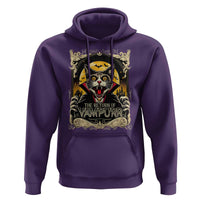 Funny Halloween Cat Hoodie The Return Of Vampurr Scary Vampire Moon Bat
