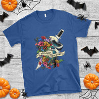 Funny Halloween T Shirt Sorta Sweet Sorta Spooky Ghost Flower Knife Murderer - Wonder Print Shop