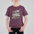 Funny Halloween T Shirt For Kid Sorta Sweet Sorta Spooky Ghost Flower Knife Murderer - Wonder Print Shop