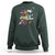 Funny Halloween Sweatshirt Sorta Sweet Sorta Spooky Ghost Flower Knife Murderer - Wonder Print Shop