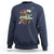 Funny Halloween Sweatshirt Sorta Sweet Sorta Spooky Ghost Flower Knife Murderer - Wonder Print Shop