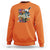 Funny Halloween Sweatshirt Sorta Sweet Sorta Spooky Ghost Flower Knife Murderer - Wonder Print Shop