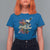 Funny Halloween T Shirt For Women Sorta Sweet Sorta Spooky Ghost Flower Knife Murderer - Wonder Print Shop